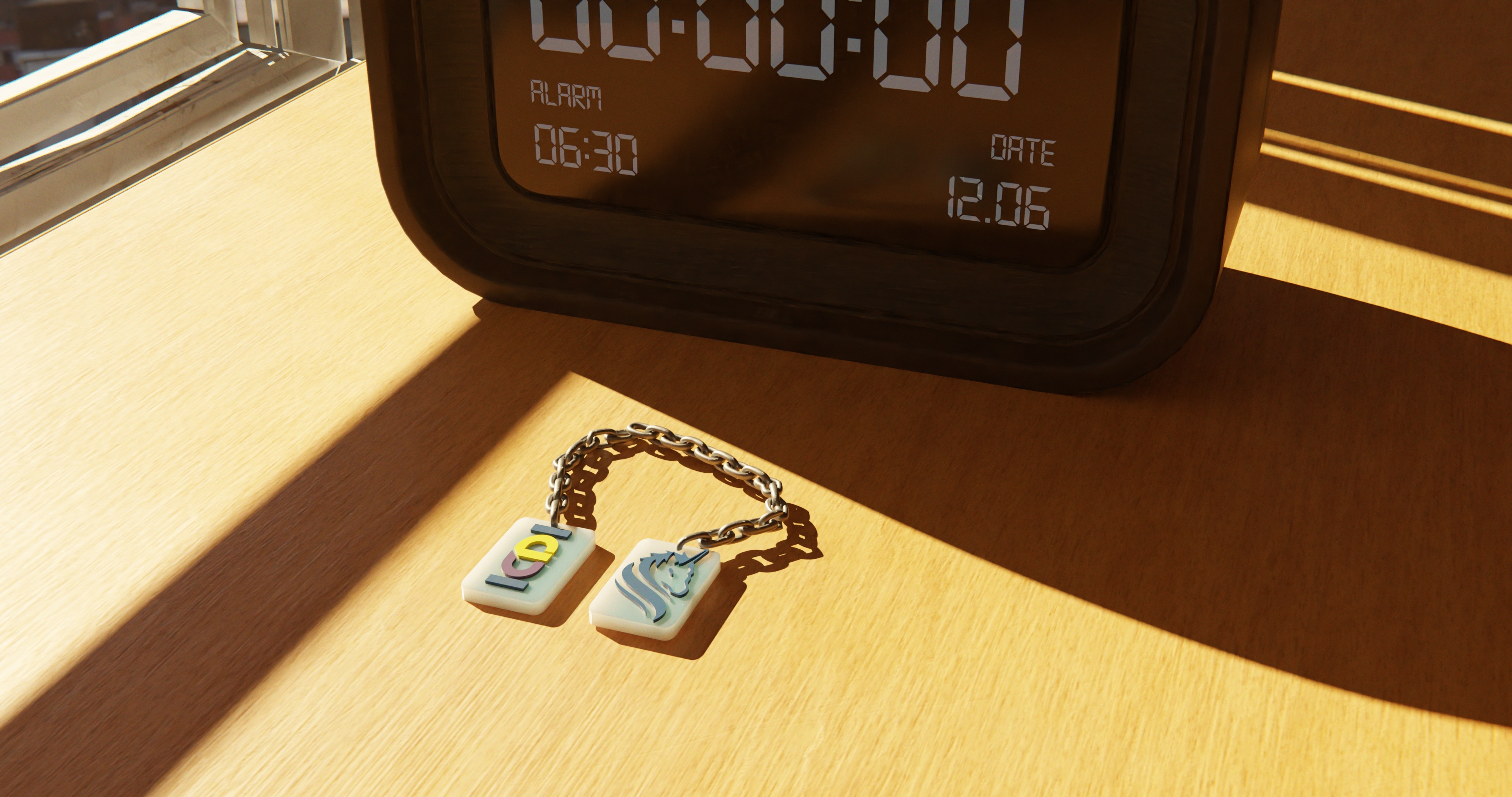 Custom 3D Printed Keychain